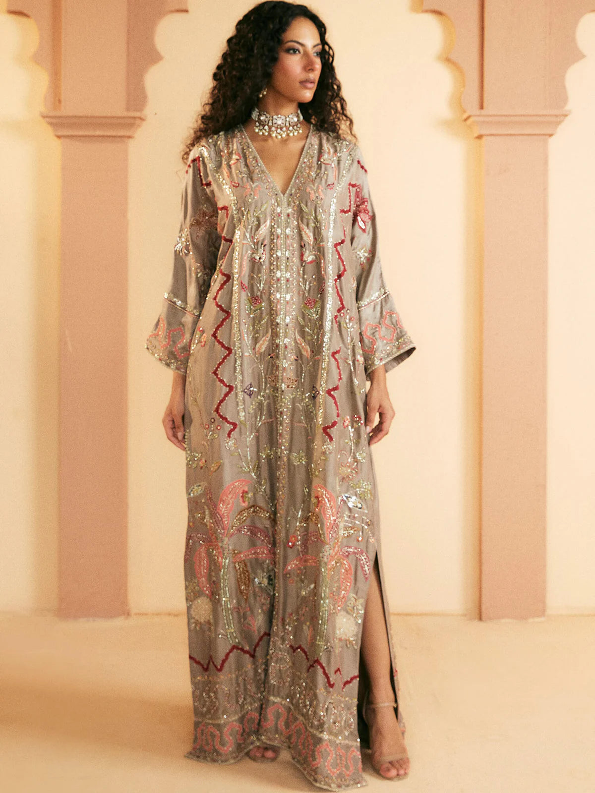 Malikat Al-Azhar Kaftan by Alizay Saad