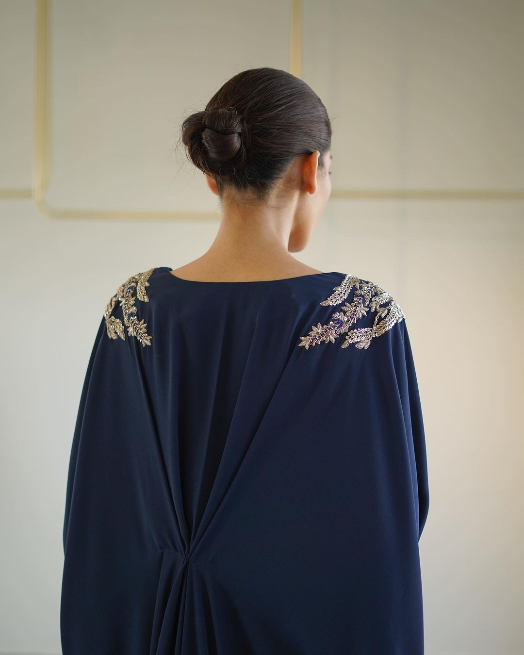 Regalia Navy Kaftan-Semi Formal'24