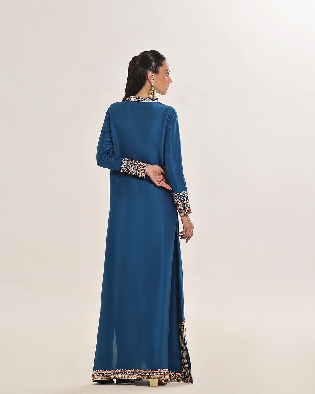 Aleesha - Regalia Kaftan Series | Raw Silk - Alizay Saad