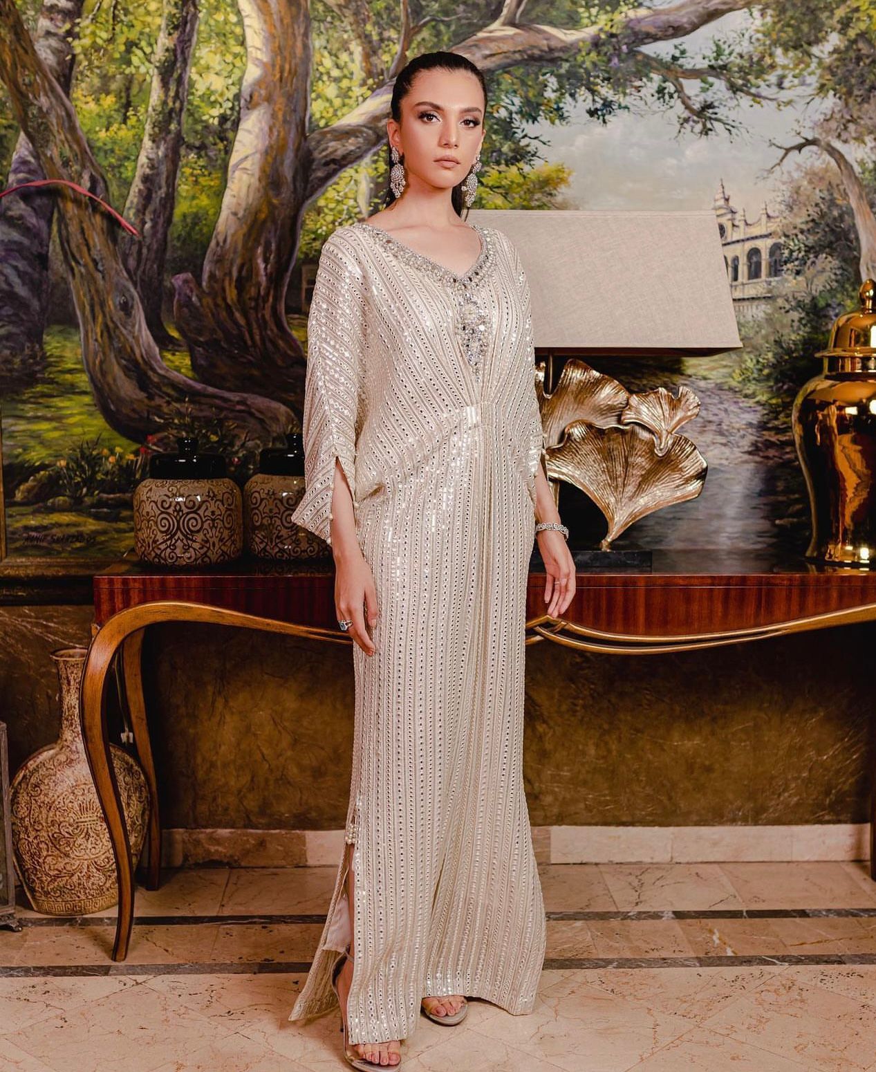 Chandi Regalia Kaftan by Alizay Saad - Alizay Saad