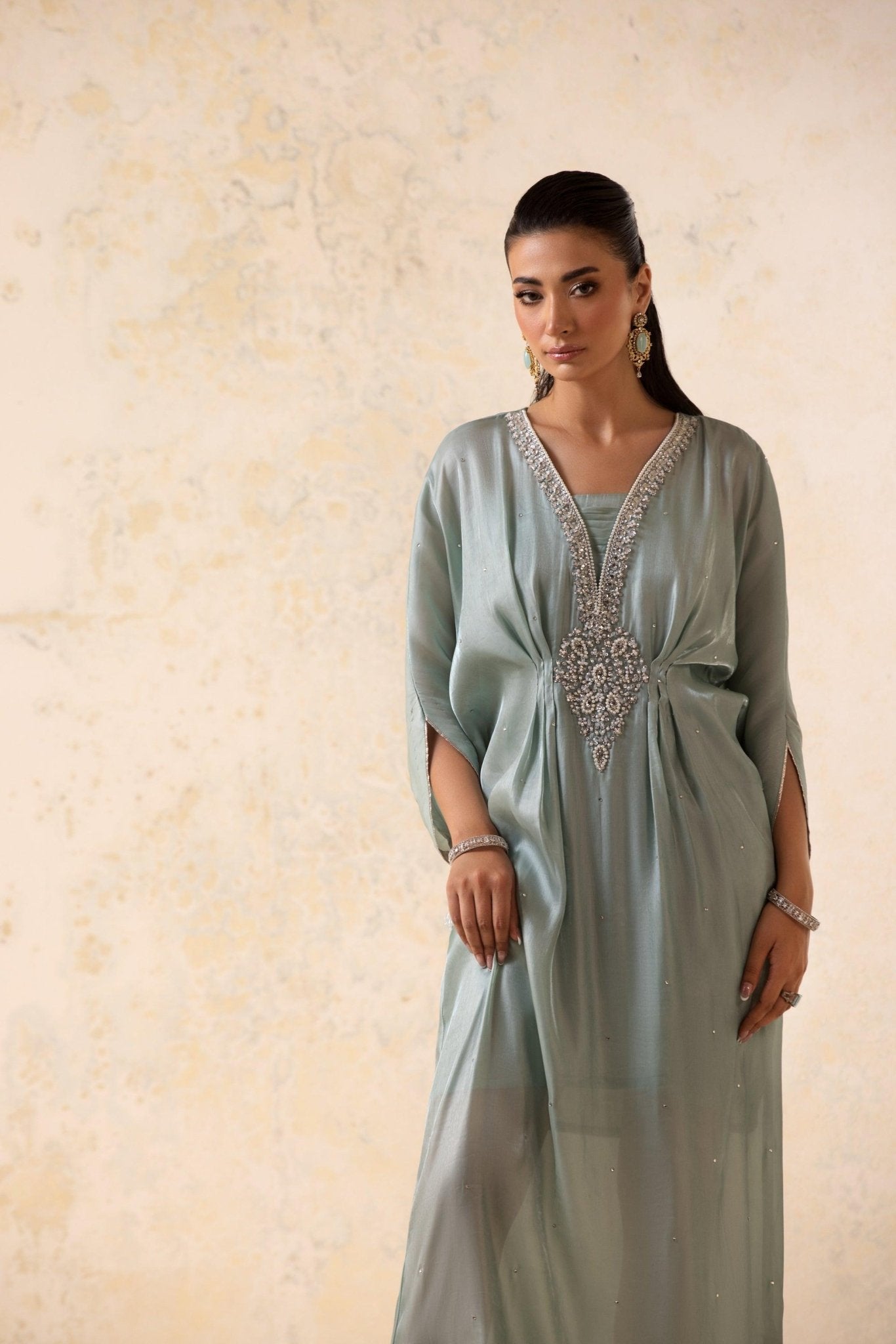 Emily Ice Regalia Kaftan by Alizay Saad - Alizay Saad