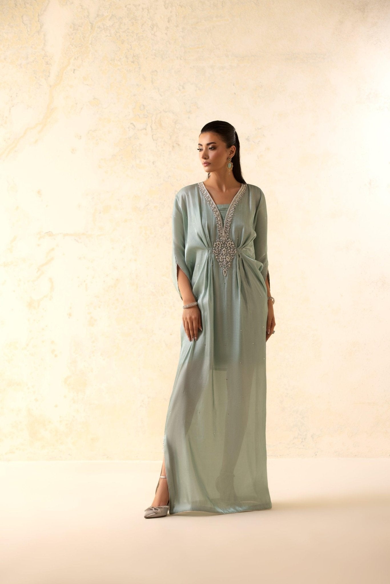 Emily Ice Regalia Kaftan by Alizay Saad - Alizay Saad