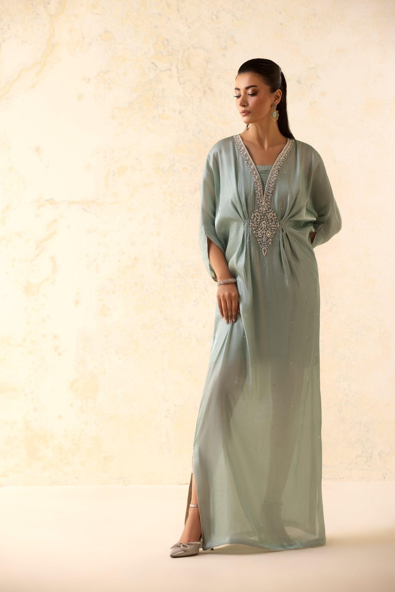 Emily Ice Regalia Kaftan by Alizay Saad - Alizay Saad