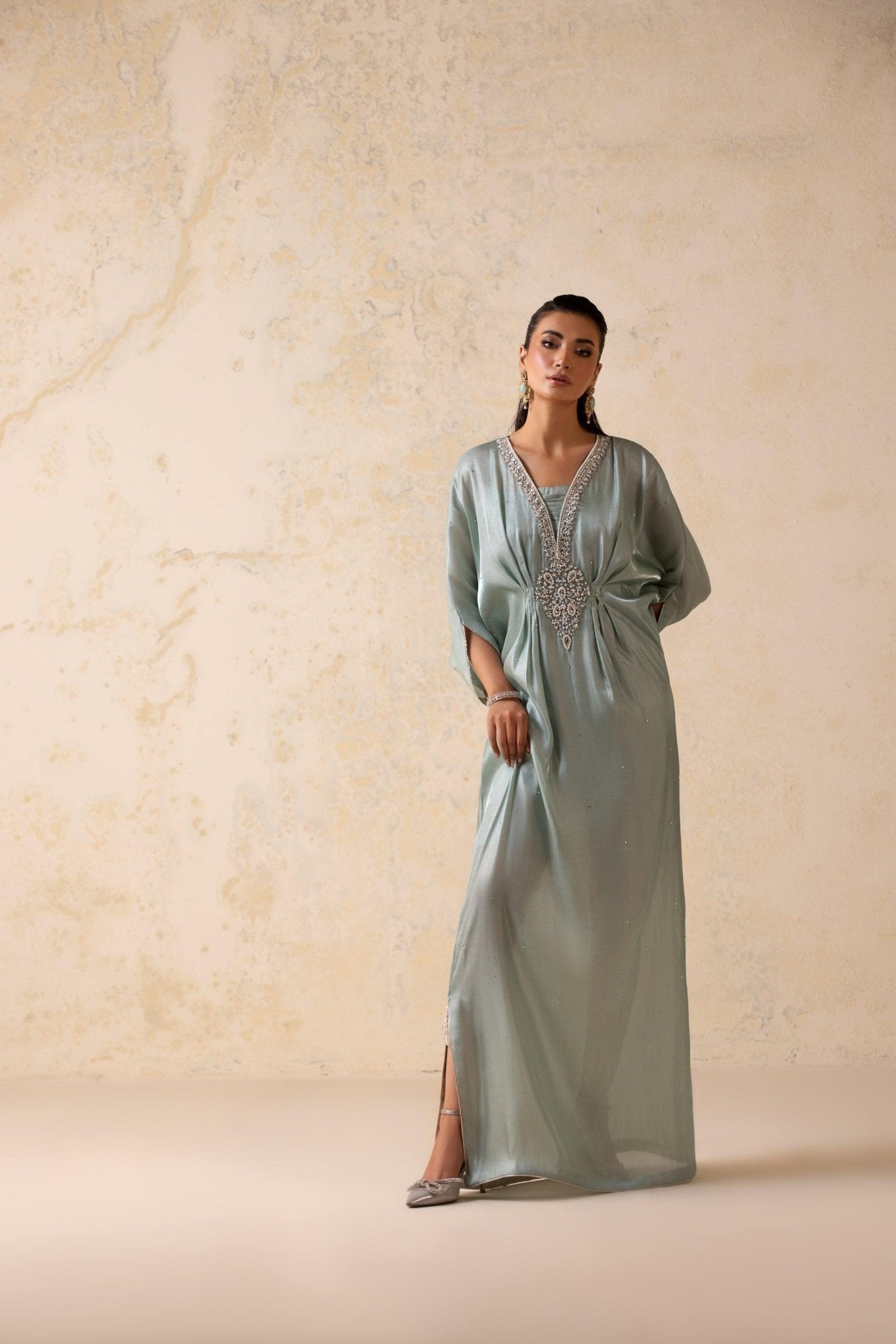 Emily Ice Regalia Kaftan by Alizay Saad - Alizay Saad