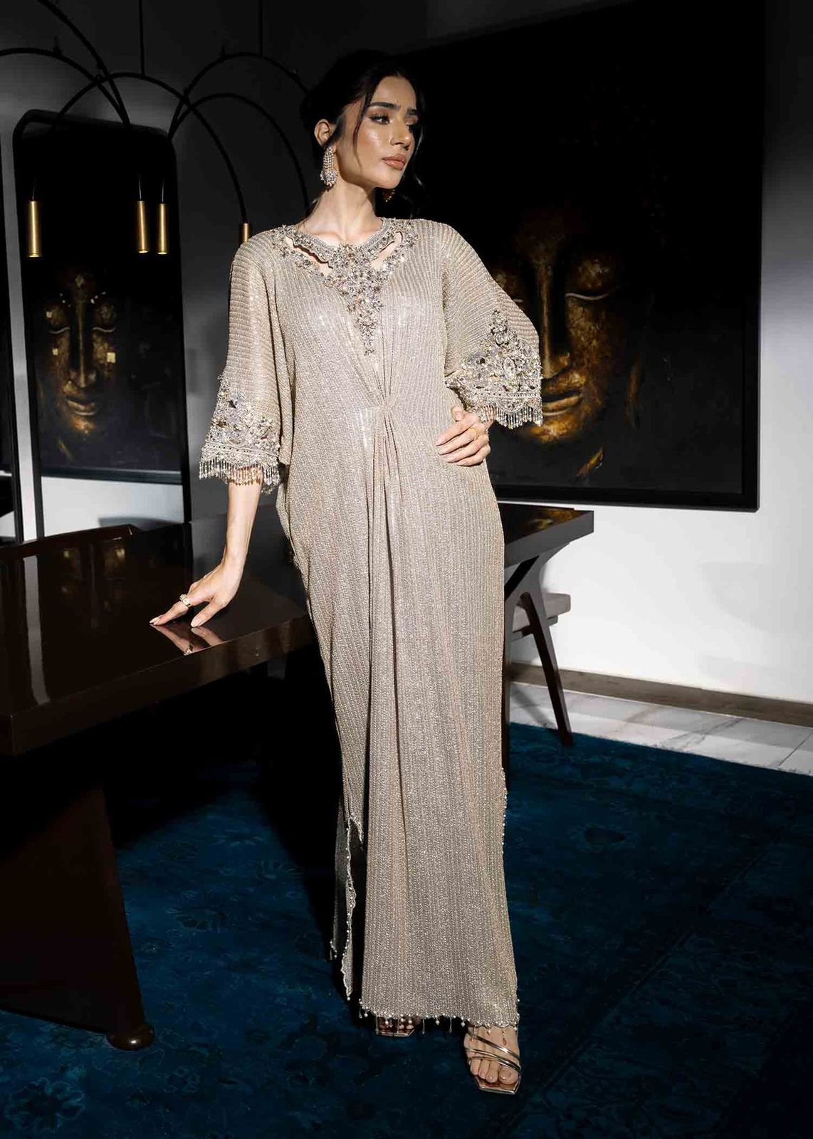 Haseen Regalia Kaftan by Alizay Saad - Alizay Saad